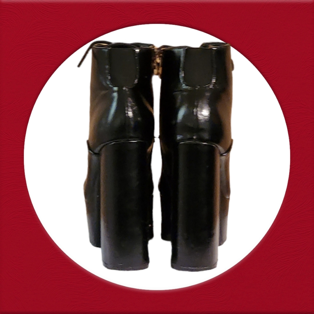 Source Unknown Black Platform Shoes - image 4